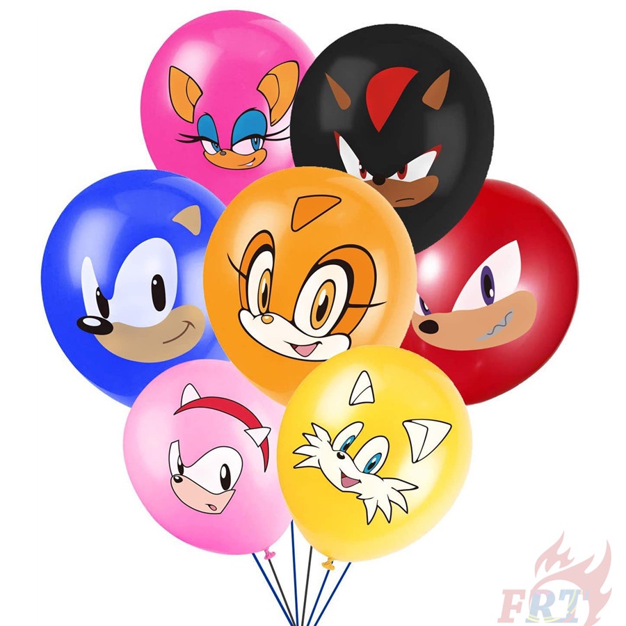♦ Trang Trí Tiệc - Bong Bóng ♦ 1 Bong Bóng 12inch Hình Nhím Sonic the Hedgehog Series 03 Trang Trí Tiệc Sinh Nhật