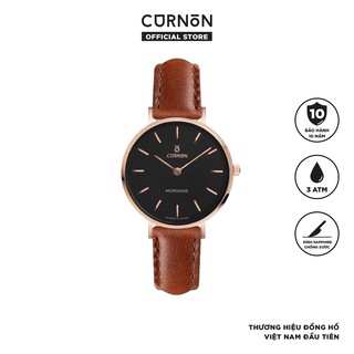 Đồng Hồ Nữ Curnon Moraine Shy Dây Da Chính Hãng - Thiết Kế Mặt Nhỏ Thời Trang