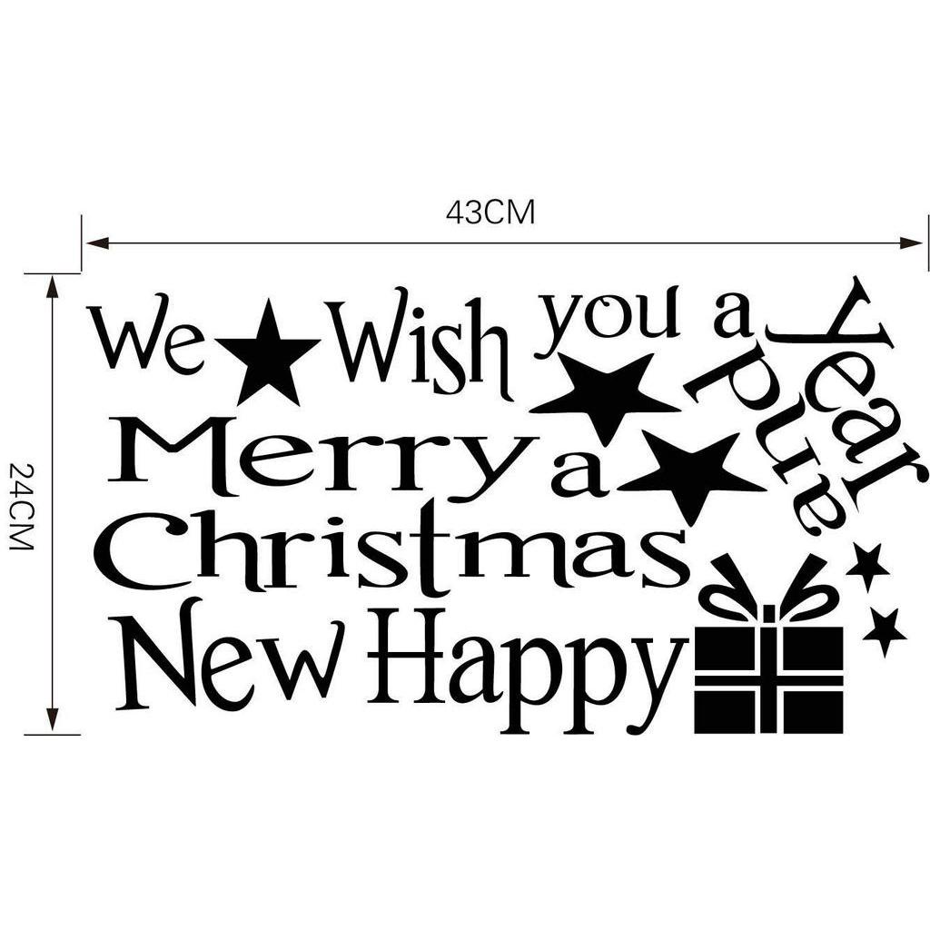 Christmas Decor Wall Window Stickers Merry Christmas Decorations for Home Noel Xmas Gifts Christmas Ornaments New Year 2021