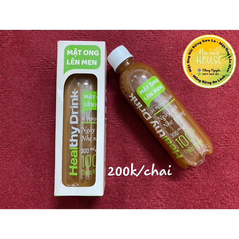 Combo 5 chai Mật ong lên men (MOLM) 300ml - Cải thiện tiêu hóa, điều trị trào ngược dạ dày, viêm họng