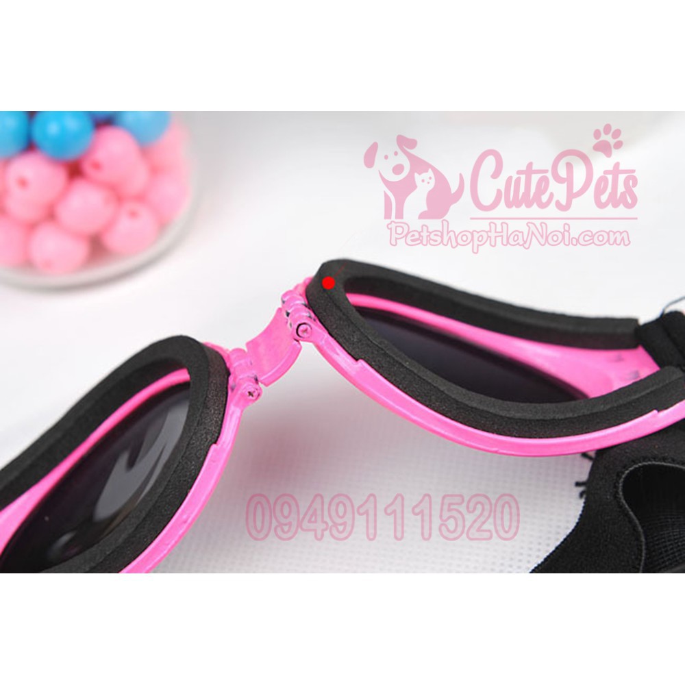 👓 Kính mắt dành cho chó khi đi xe - Thức ăn chó mèo CutePets