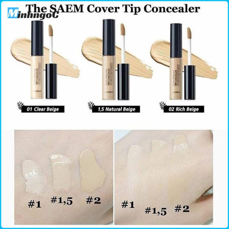 Kem Che Khuyết Điểm The Saem Cover Perfection Tip Concealer - Siêu Thị Minh Ngọc