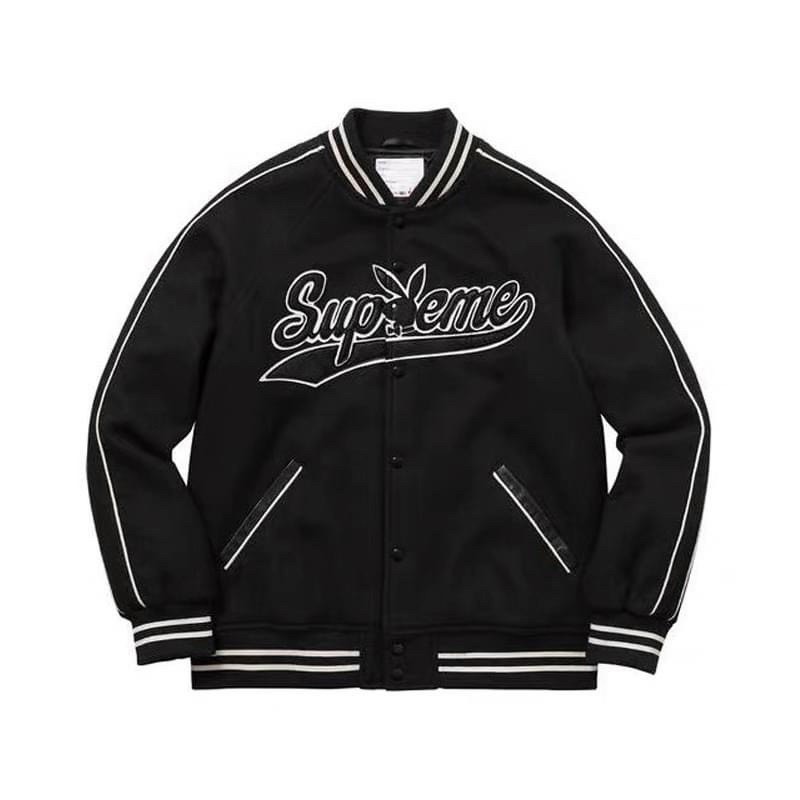 Áo Khoác Dù Bomber Nam Nữ Supreme Kẻ Sọc Unisex Chất Dày Dặn