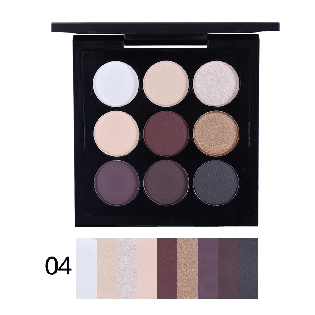 BEAUTYBIGBANG 9 Colors Earth Tone Matte&Shimmer Eyeshadow Palette Shadow Palette Makeup Smoky Eye Shadow MM | BigBuy360 - bigbuy360.vn