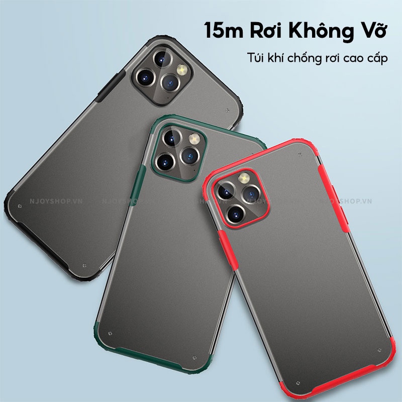 Ốp Lưng Nhám Viền Màu Nổi Bật Chống Bám Vân Tay Likgus Cho Điện Thoại 13 Pro Max Njoyshop