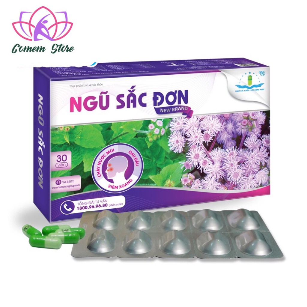NGŨ SẮC ĐƠN hỗ trợ viêm xoang viêm mũi dị ứng