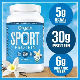  Bột Đạm Protein hữu cơ thể thao Orgain Sport Protein Organic Plant Based Powder 912g 