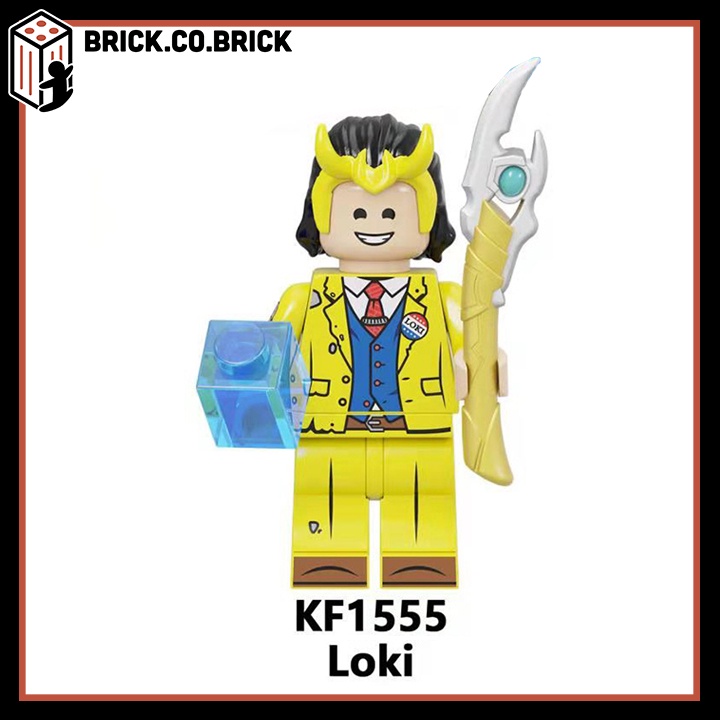 Siêu Anh Hùng Loki Đồ Chơi Lắp Ráp Minifigure Super Heroes Rocky Marvels DC KF6141