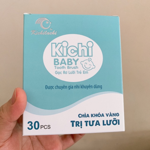 Gạc rơ lưỡi, que tưa lưỡi Kichilachi chính hãng cho bé