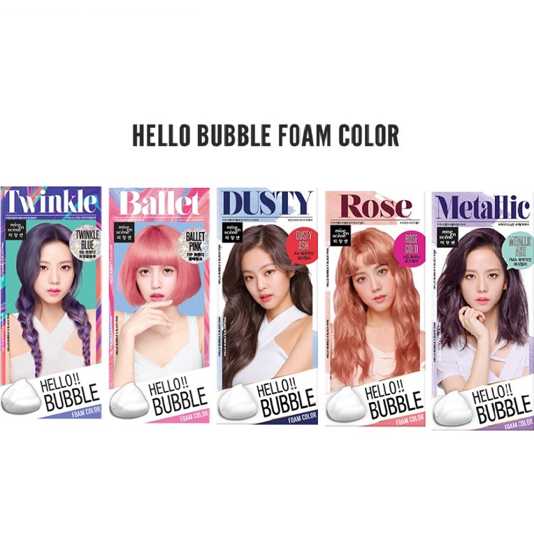 [ Mise En Scence ] Nhuộm gội Mise En Scene Hello Bubble Foam Color