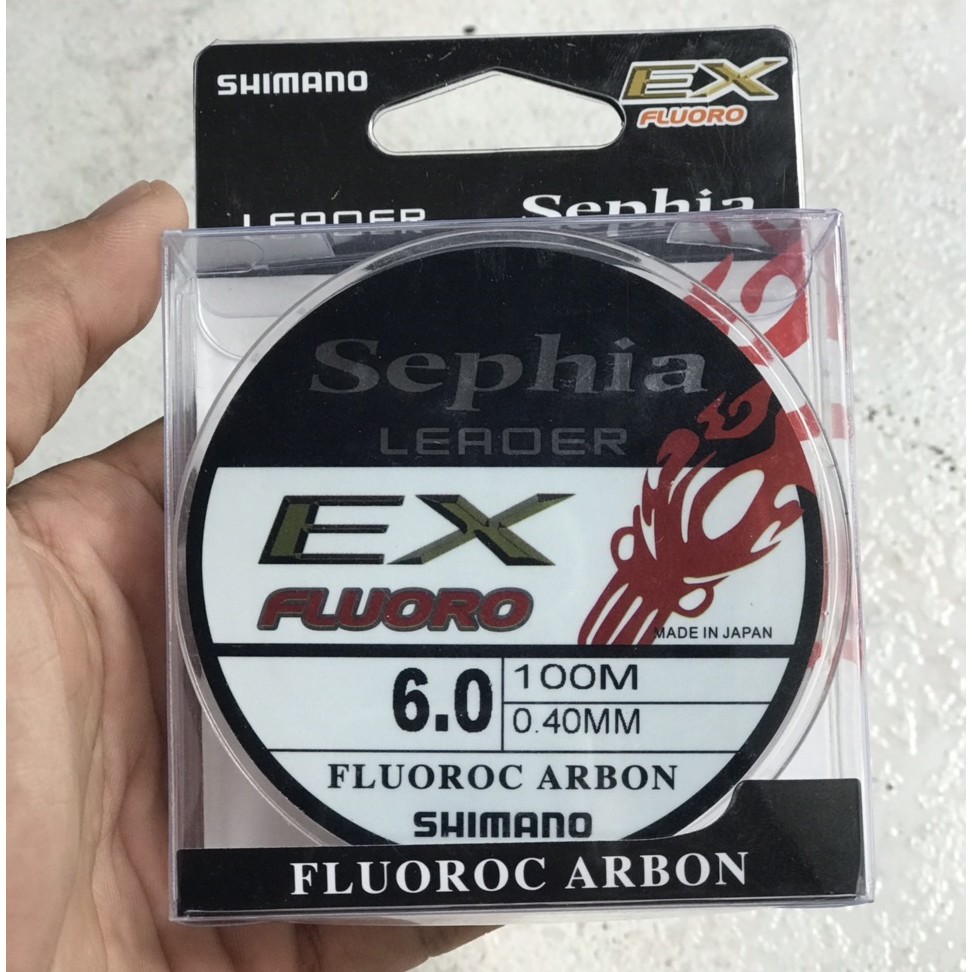 Dây cước câu cá Tàng Hình SHIMANO EX fluorocarbon dài 100 mét - Cước câu cá Cao Cấp Nhật Bản - LICLAC