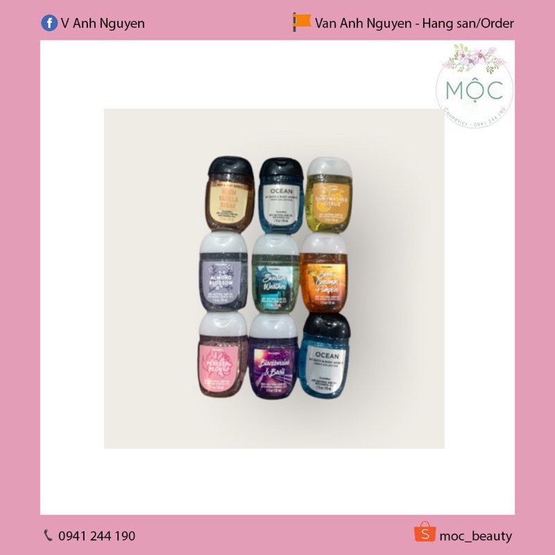 Lẻ 1 gel rửa tay Bath & Body works