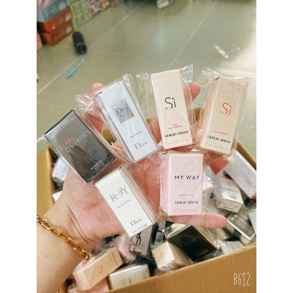 Nước hoa Mini hàng xịn đủ mùi - Bao thơm - 5ml - 7.5ml