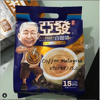 Cà phê trắng - Ahhuat White Coffee - hòa tan sấy lạnh