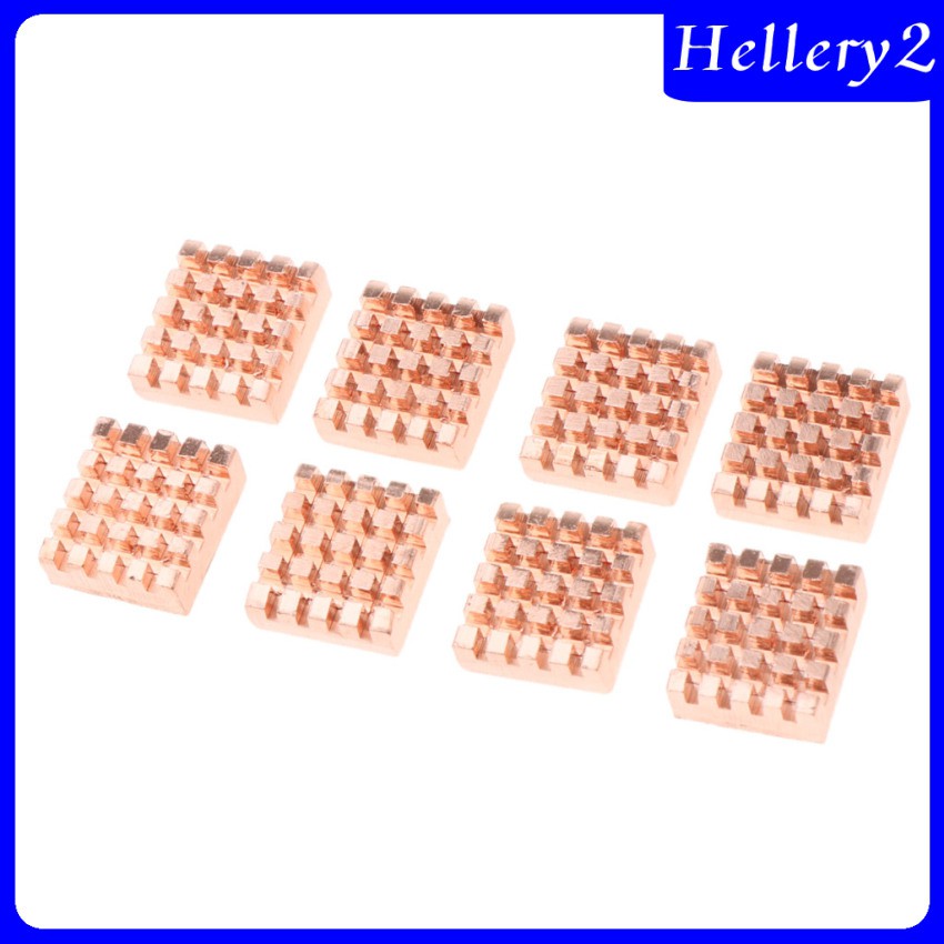 Bộ 8 Miếng Đồng Tản Nhiệt Cho Bo Mạch Chủ Vga Ddr Ram