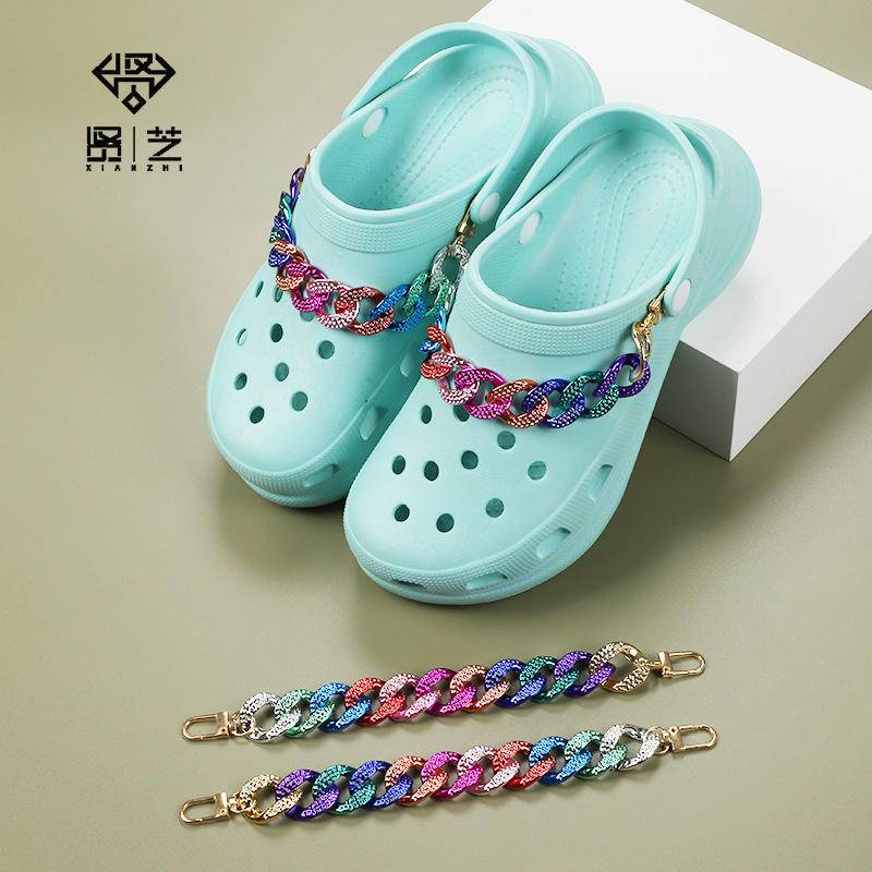 crocs sticker Phụ Kiện Trang Trí Dây Giày Dễ Thương DIYshoes sticker Accessories Stickers Sandals Shoe Decoration