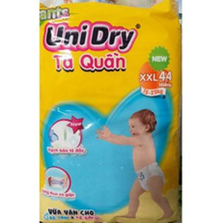 Tã quần Unidry XXL44 - tặng kèm gấu bông/ túi vải/ áo mưa