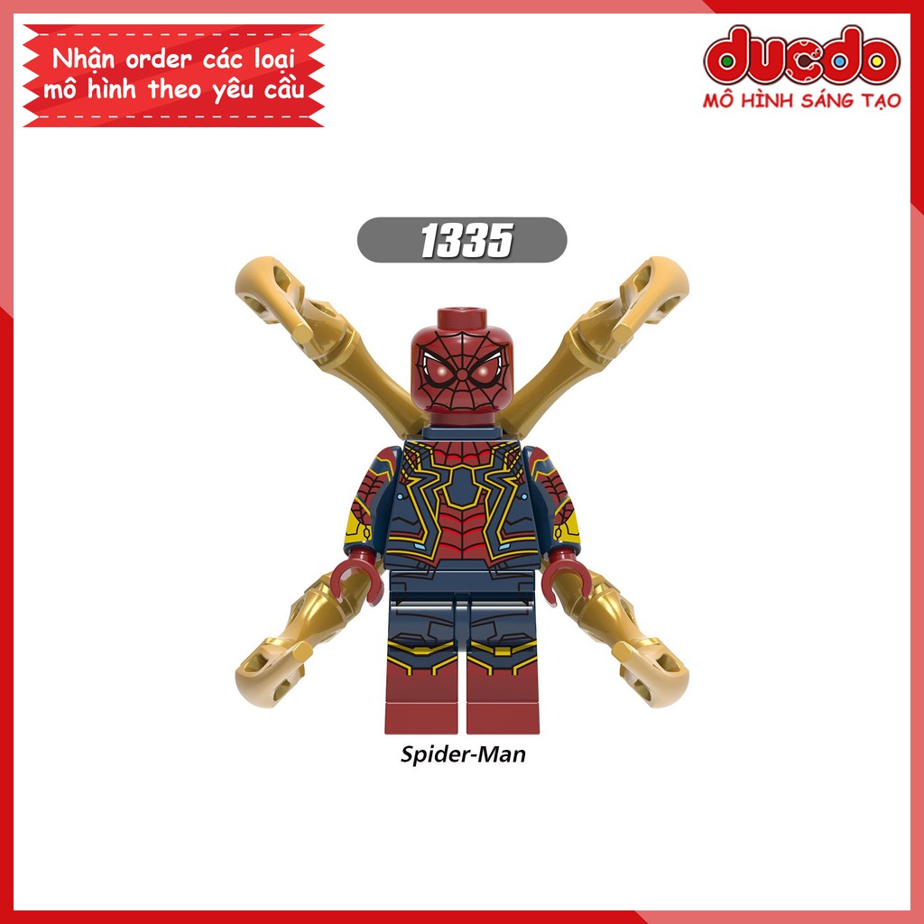 Minifigures các nhân vật Spider Man người nhện xa nhà - Đồ chơi Lắp ghép Xếp hình Mini Iron Man Mô hình XINH X0266