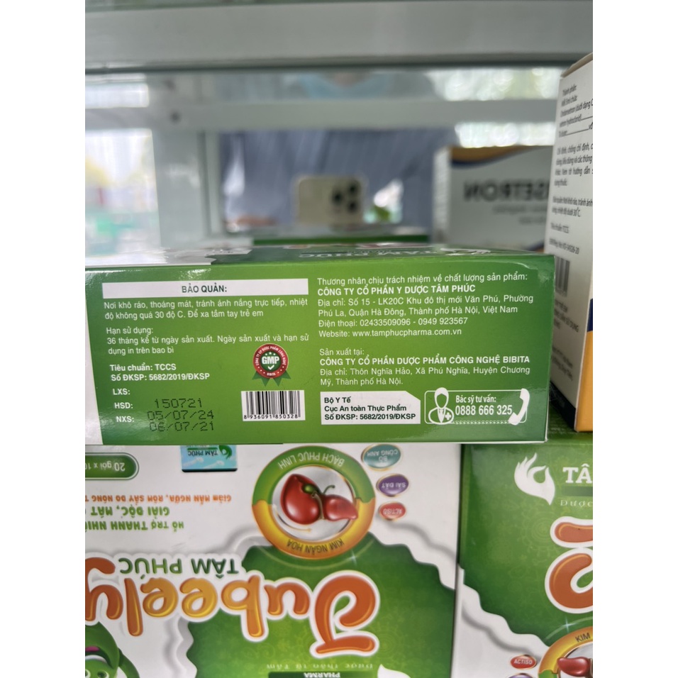 Thạch Jubeely Tâm Phúc - Hỗ Trợ Thanh Nhiệt, Giải Độc Mát Gan Giảm Mẩn Ngứa Do Nóng Trong Người