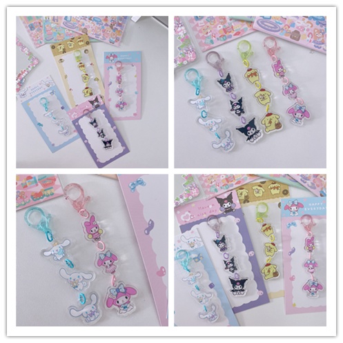 Móc Khóa Hình Chú Chó Kuromi Dễ Thương Phong Cách Hàn Quốc