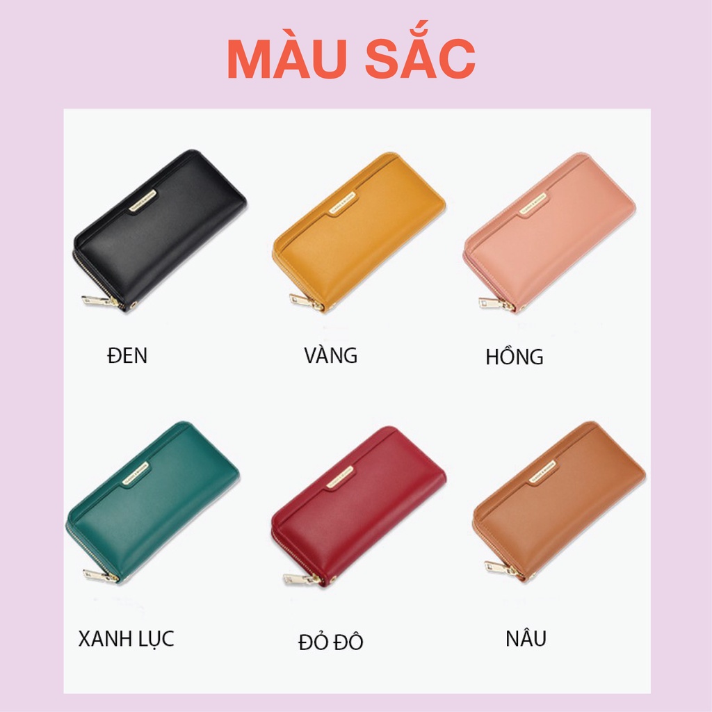 Ví nữ dài cầm tay thời trang PERFECT FOR YOU đựng tiền điện thoại nhiều ngăn cute dễ thương giá rẻ TL25 - GUTADO