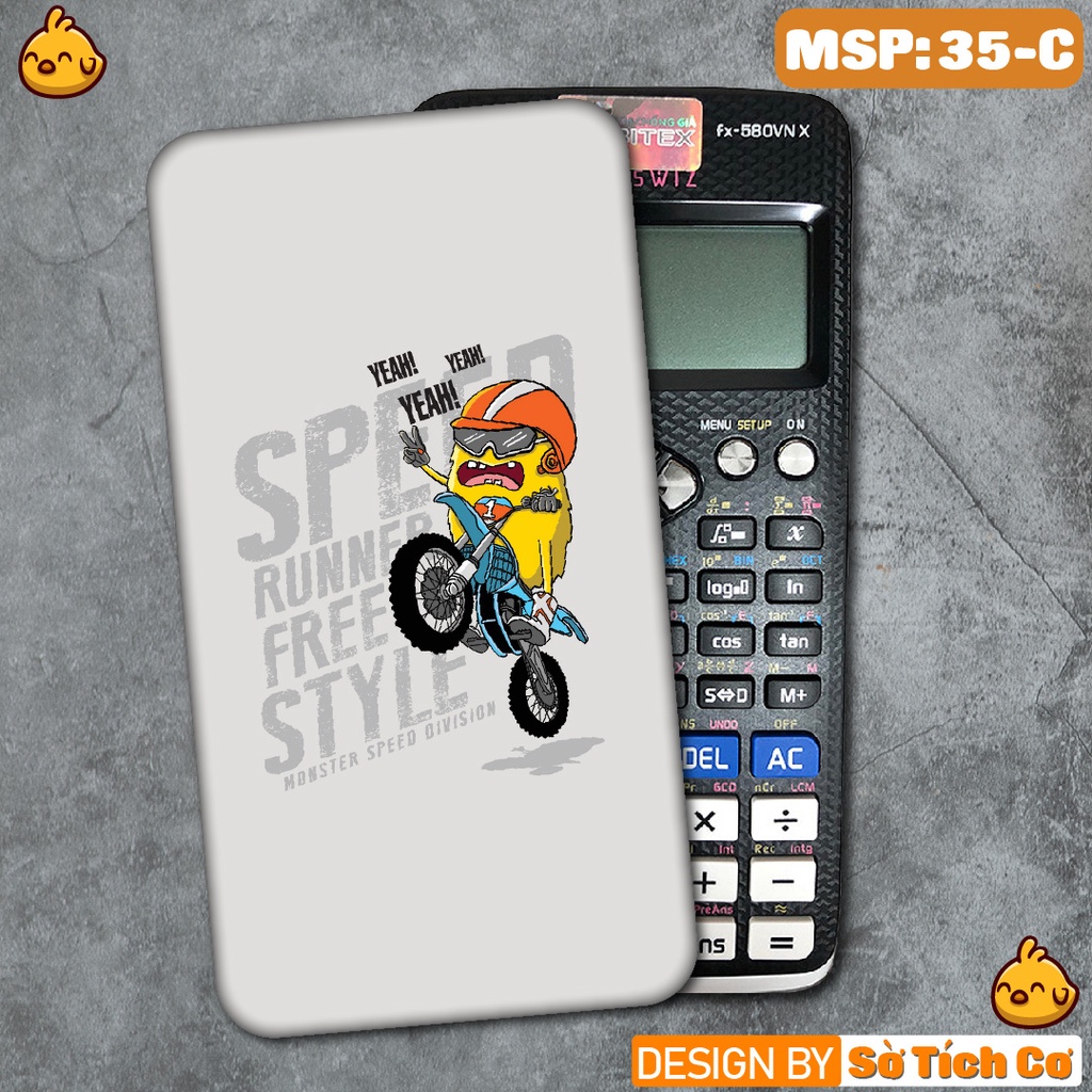 Miếng decal dán máy tính fx-570, fx-580, fx-880, Casio, Vinacal,... Cute Funny 2 MSP: 35