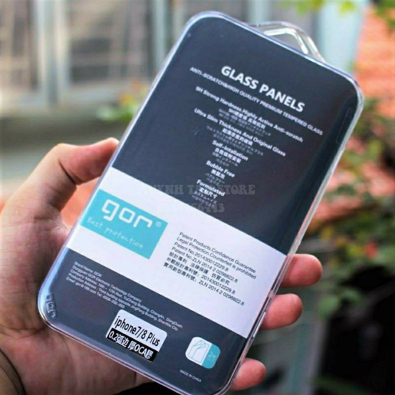 iPhone 7 Plus - Kính cường lực Gor 2,5D chính hãng , Bảo vệ điện thoại iPhone 7+