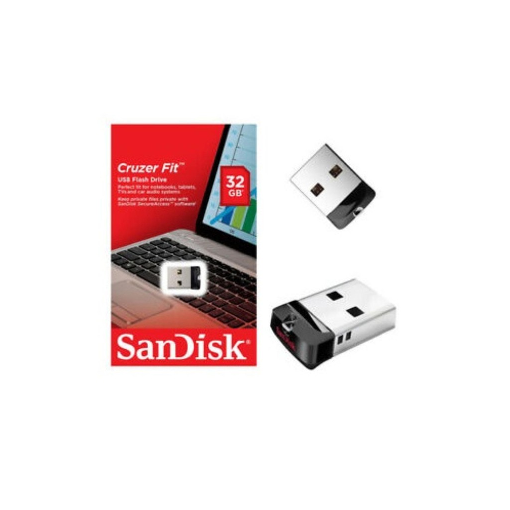 USB 2.0 Sandisk Cruzer Fit CZ33 16GB-32GB-64GB | BigBuy360 - bigbuy360.vn