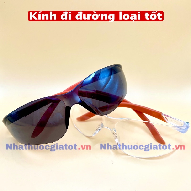 Kính Chống Bụi Đi Đường Bảo Vệ Mắt, Kính Mát Chống Bụi Đi Đường, Chắn Gió