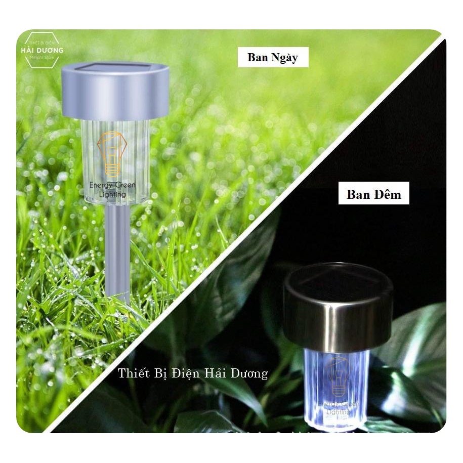 Combo Bộ 10 Đèn Energy Green Lighting Cắm Đất Năng Lượng Mặt Trời Trang Trí Sân Vườn TN334 ( Thân Bọc Thép Không Gỉ )