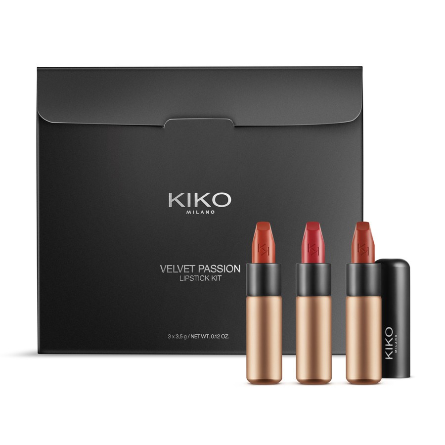 Son moi - Bộ son môi bao gồm 3 son môi mờ, có nhiều sắc thái - Velvet Passion Lipstick Kit- hàng sẳn