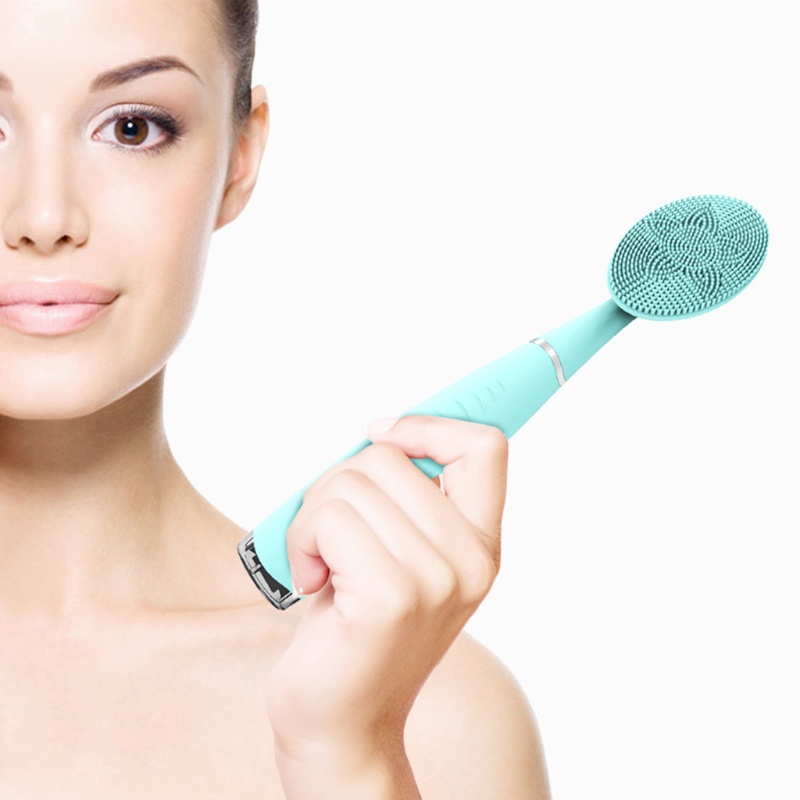 Máy Rửa Mặt Silicone Cầm Tay Có Thể Sạc Lại