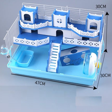 Lồng biệt thự cao cấp cho hamster 47 x 30 x 30 cm