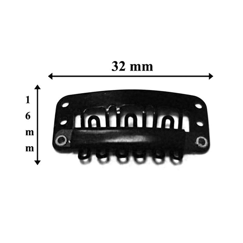 Set 40 Kẹp Chữ U Hỗ Trợ Nối Tóc 32mm