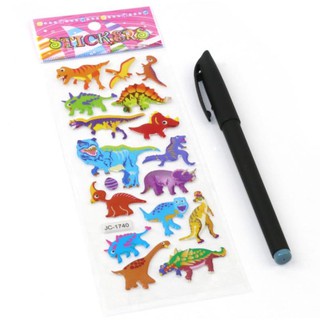 [HCM]Vỉ 22 Sticker hoạt hình nhiều mẫu,sticker dán trang trí,sticker dán sổ nhiều hình-fadico
