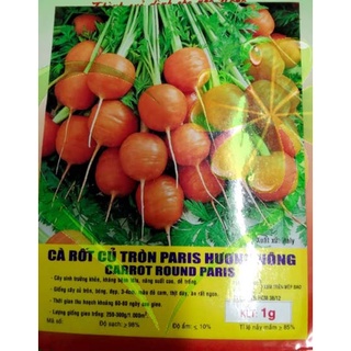 HẠT CÀ RỐT CỦ TRÒN PARIS - GÓI 1 GRAMMS454