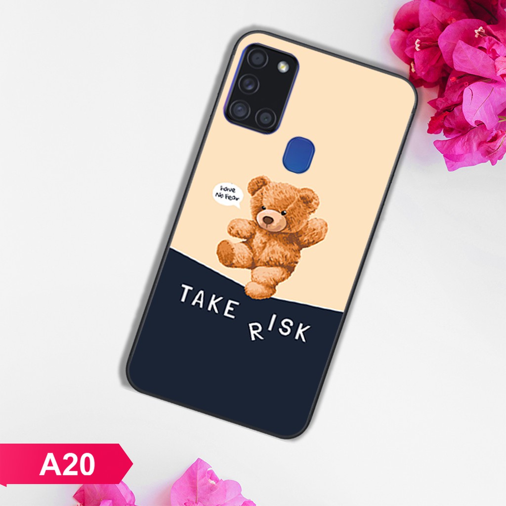 ỐP LƯNG SAMSUNG A21S HÌNH GẤU VÀNG SIÊU CUTE-GIÁ RẺ