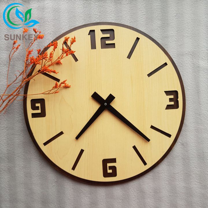 Đồng Hồ Treo Tường Trang Trí - Đường Kính 30cm - Trang Trí Tường, Nhà Cửa - Bảo Hành 1 Năm