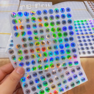 Tem decal mã số dán chai lọ sơn