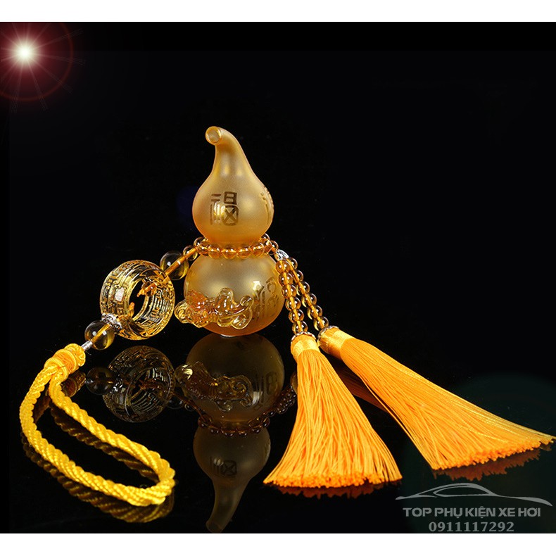 Hồ lô thủy tinh cao cấp treo xe trang trí ô tô | BigBuy360 - bigbuy360.vn