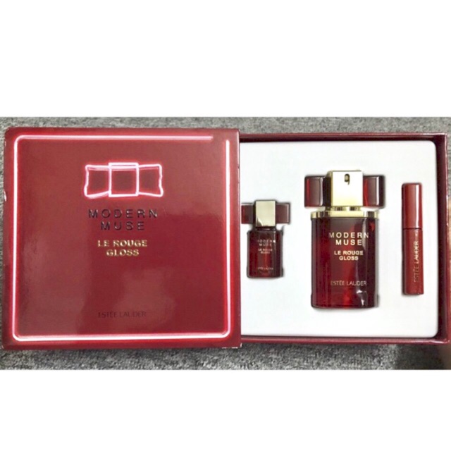 💥 Gift set nước hoa nữ Modern Muse Le Rouge Gloss - Estee Lauder: