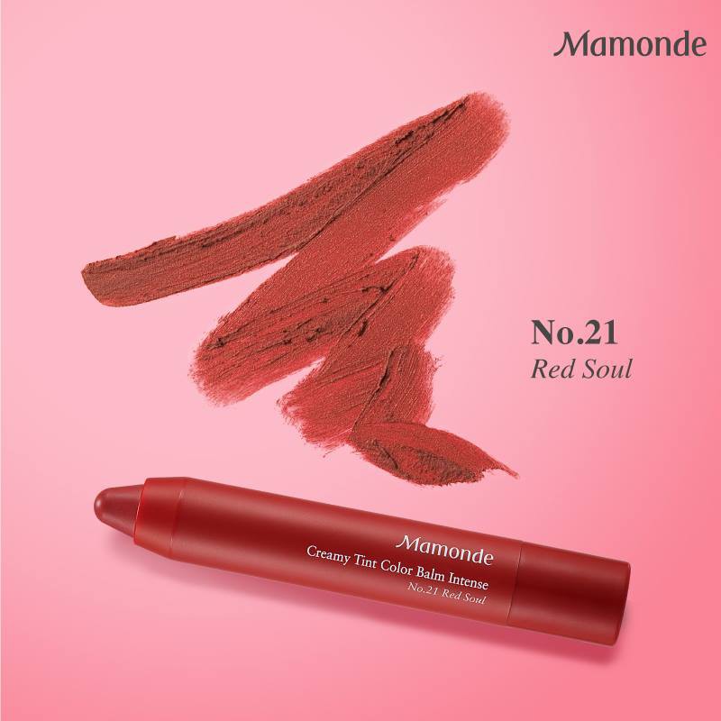 Son Bút Chì Mamonde Creamy Tint Color Balm Intense Màu 21 Red Soul