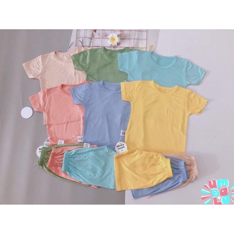 Bộ cộc thun lạnh minky mom