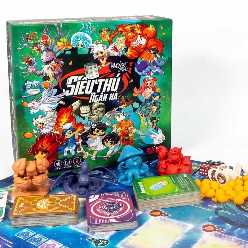 Combo Cuộc Đua Sao Chổi - Siêu Thú Ngân Hà [Lớp học mật ngữ] - Chính Hãng Boardgame VN