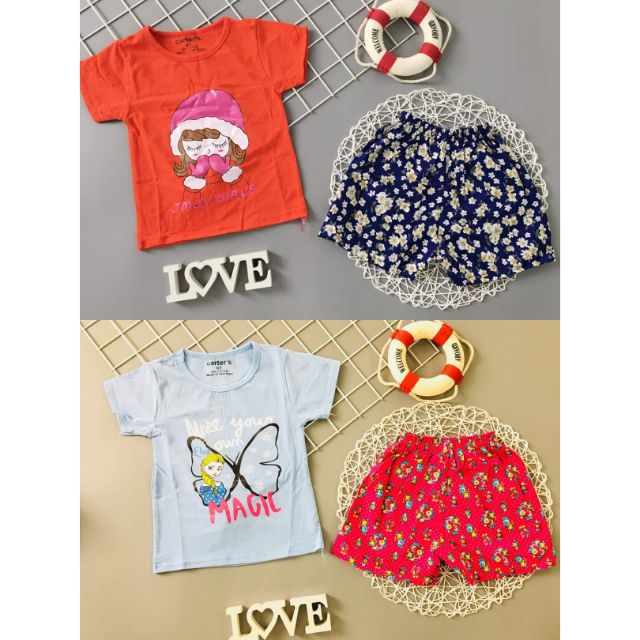 Combo 4 bộ cotton cho bé