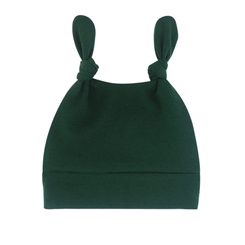 Mũ Beanie Mềm Thắt Nút Hai Mặt Dễ Thương Cho Bé Sơ Sinh