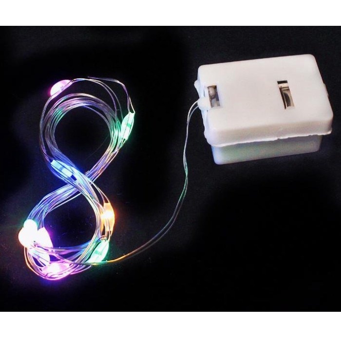 Dây đèn Led fairylight, dây đèn Cherry ball, đèn bông tuyết, đèn hình sao,  đèn led đom đóm 1m, 2m, 3 mét dùng pin