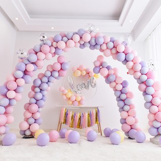 Set 100 Bong Bóng Cao Su 10 inch Nhiều Màu Sắc Dùng Để Trang Trí Tiệc Sinh Nhật / Đám Cưới