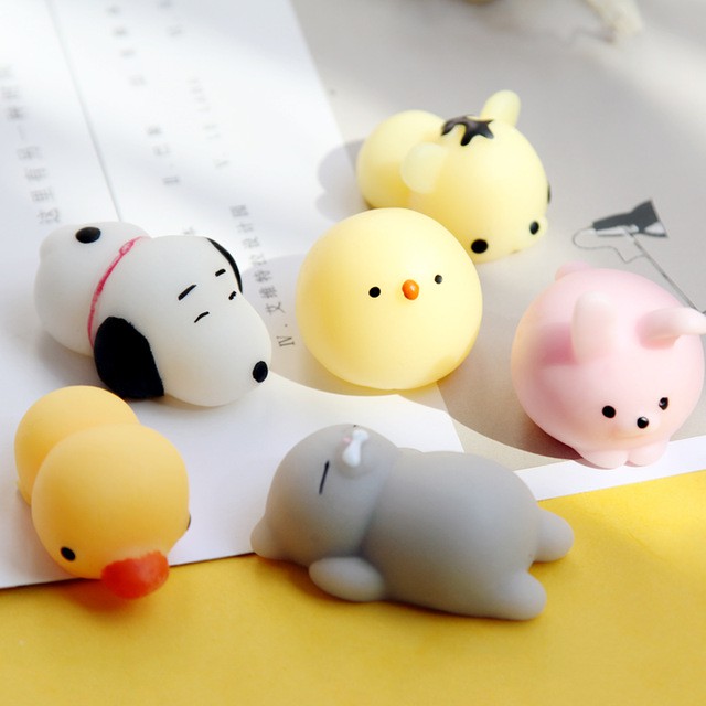 Bộ 5 Con Đồ Chơi Squishy Mochi Hình Thú Cực Dễ Thương - LICLAC