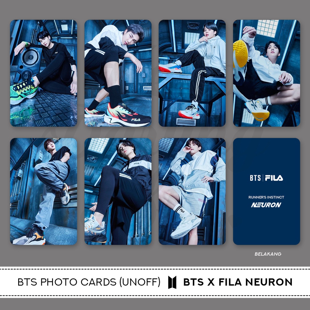 Ảnh thẻ nhóm nhạc BTS X FILA Neuron Giày thể thao Fila thời trang năng động Unofficial.